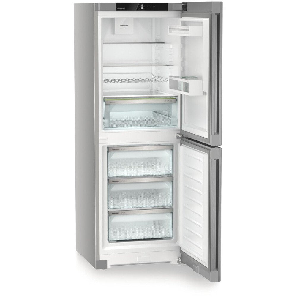 Liebherr CNsfc5023 No Frost Fridge Freezer, 50/50, Silver, C Rated | Atlantic Electrics - 42719039193311 