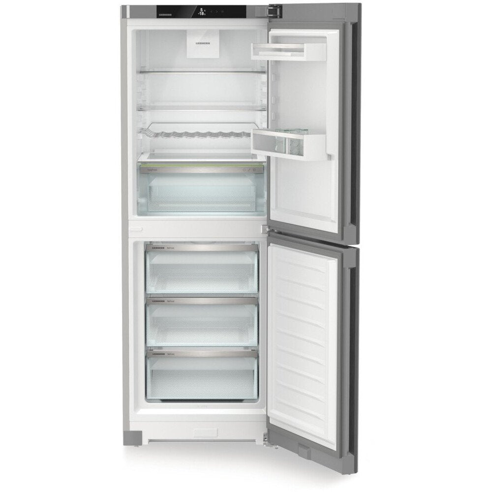 Liebherr CNsfc5023 No Frost Fridge Freezer, 50/50, Silver, C Rated | Atlantic Electrics - 42719039226079 