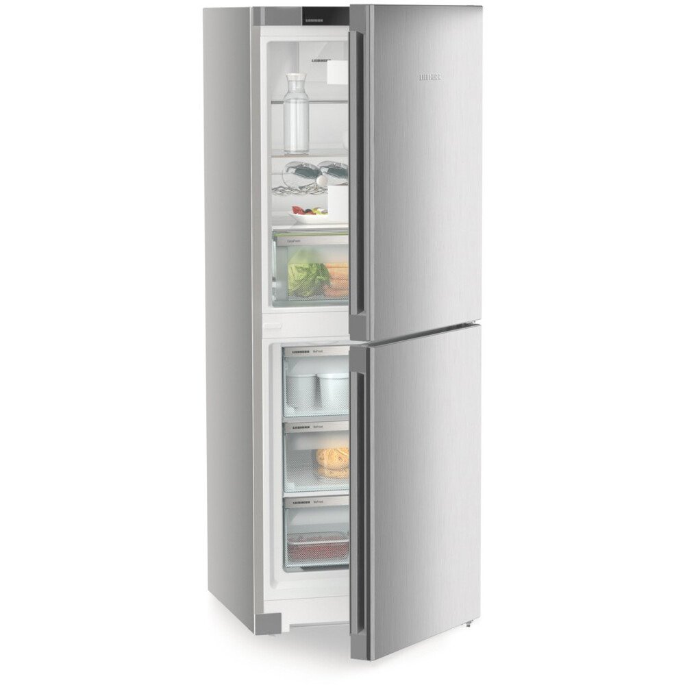 Liebherr CNsfc5023 No Frost Fridge Freezer, 50/50, Silver, C Rated | Atlantic Electrics - 42719039258847 