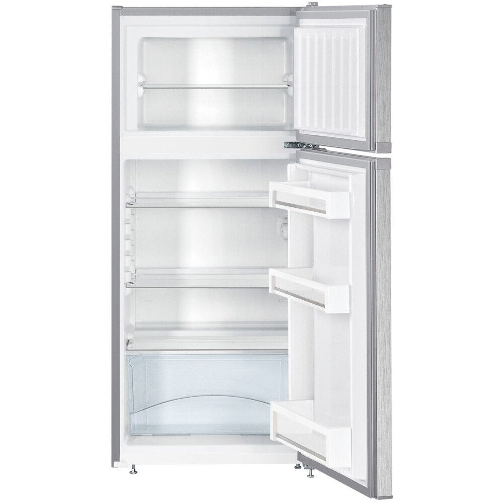Liebherr CTele 2131 Low Frost Fridge Freezer, 80/20, Silver, E Rated | Atlantic Electrics