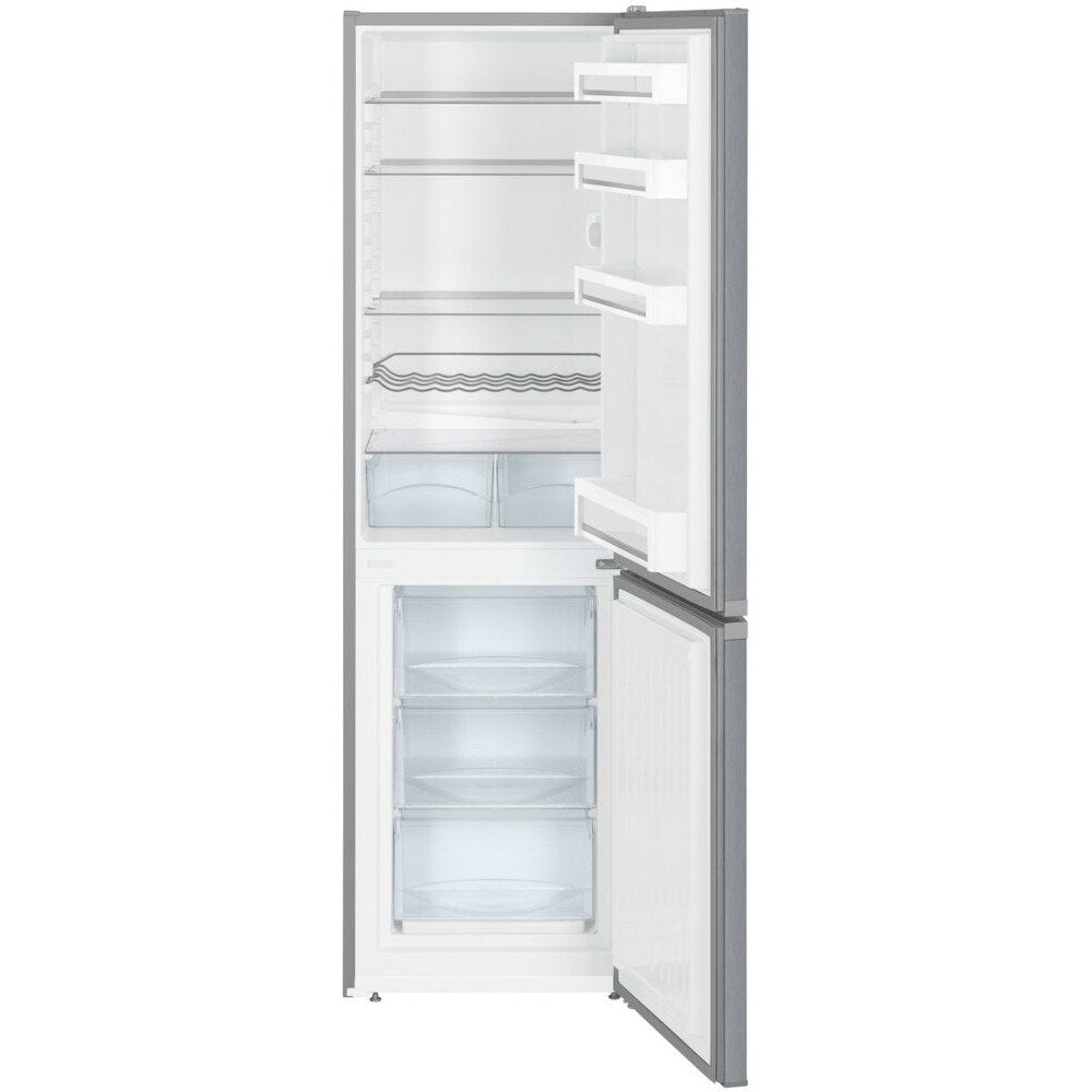 Liebherr CUele 3331 Low Frost Fridge Freezer, 70/30, Silver, E Rated | Atlantic Electrics - 42852876320991 