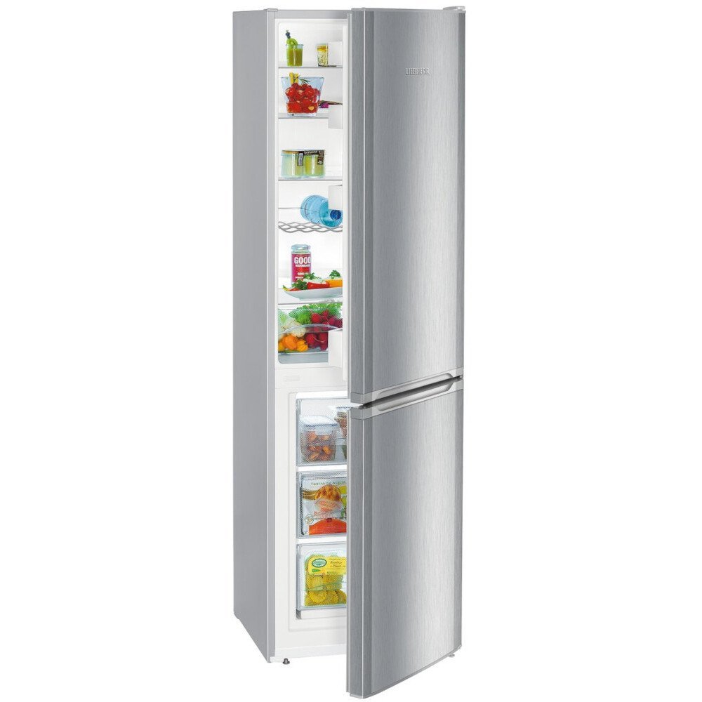 Liebherr CUele 3331 Low Frost Fridge Freezer, 70/30, Silver, E Rated | Atlantic Electrics - 42852876386527 