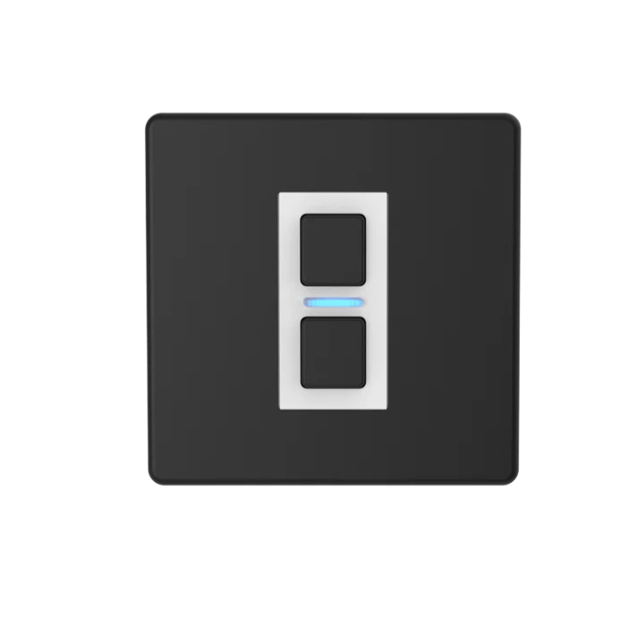 Lightwave LP21MK2 1 Gang Smart Dimmer Switch, Works with Alexa, Google Assistant, HomeKit, iOS & Android Compatible - Matte Black | Atlantic Electrics - 42330240155871 