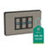Thumbnail Lightwave LP23MK2 Smart Dimmer with Energy Monitoring, 3 Gang, Stainless Steel Works with Alexa, Google Assistant, HomeKit. iOS & Android Compatible- 73658282312053