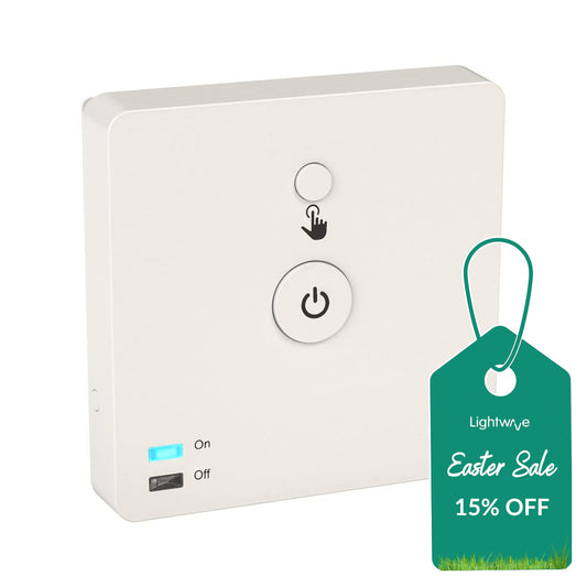 Lightwave LP92 Smart Heating Switch with Energy Monitoring - White