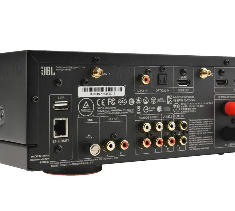 JBL MA710 7.2 Channel 8K AV Receiver, White
