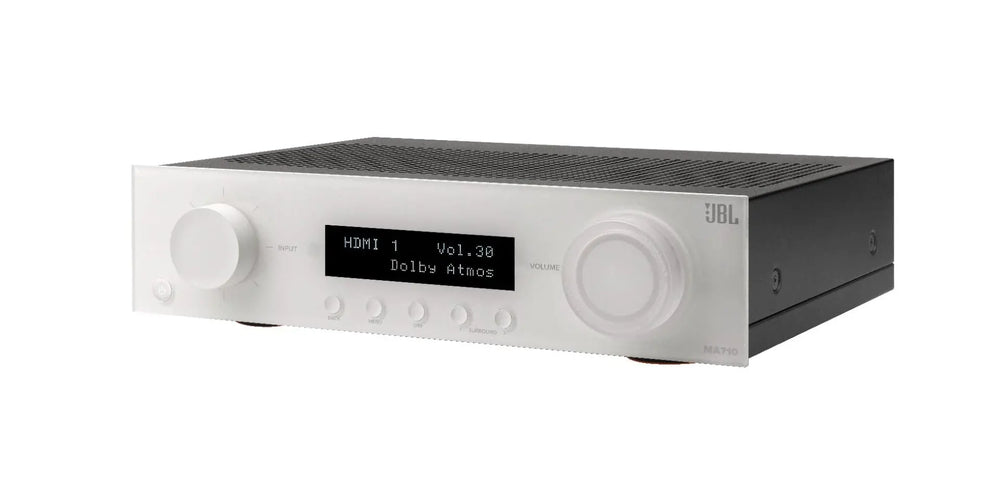 JBL MA710 7.2 Channel 8K AV Receiver, White - 43077123637471 