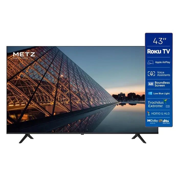 Metz 43MRD6000YUK 43" DLED UHD Smart Television | Atlantic Electrics - 42309376835807 