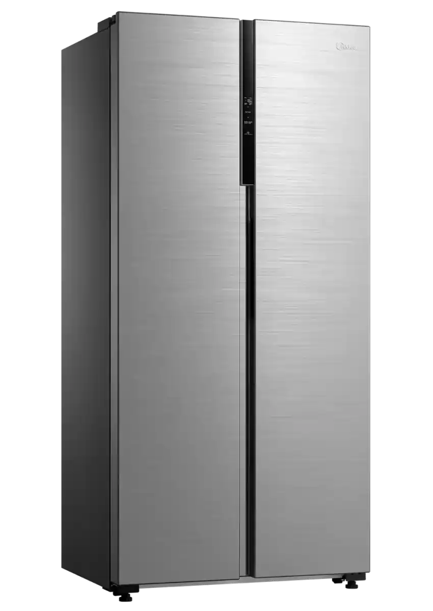 Midea MDRS619FIE46 460 Litre Frost Free American Style Fridge Freezer, Stainless Steel | Atlantic Electrics