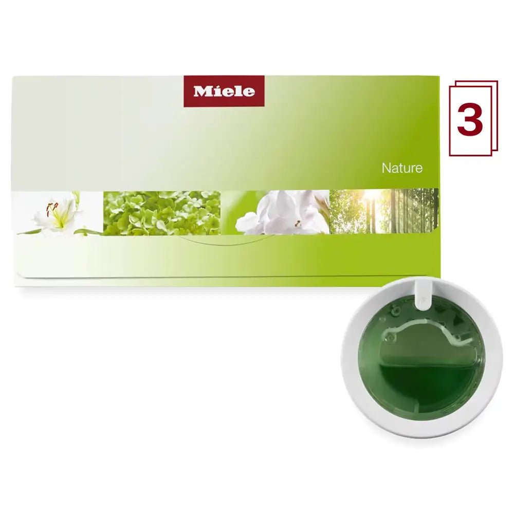 Miele 11614620 FAN451L Set of 3 x Nature Fragrance Flacon for Miele Tumble Dryers and the Laundry Cabinet with FragranceDos | Atlantic Electrics - 41841827774687 