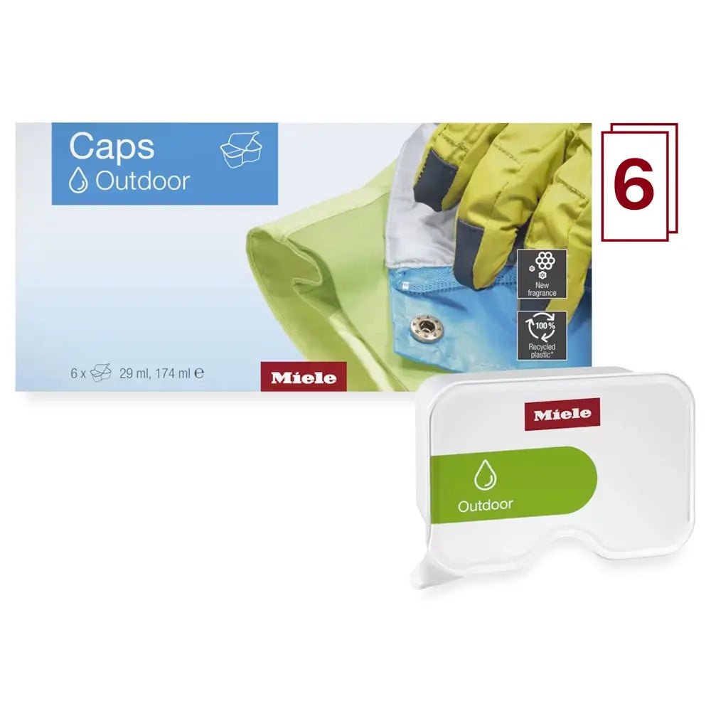 Miele 12014110 WACOU0603L 6-Pack Outdoor Caps for High-Quality Functional Clothing, for all Miele Washing Machines | Atlantic Electrics - 42015173214431 