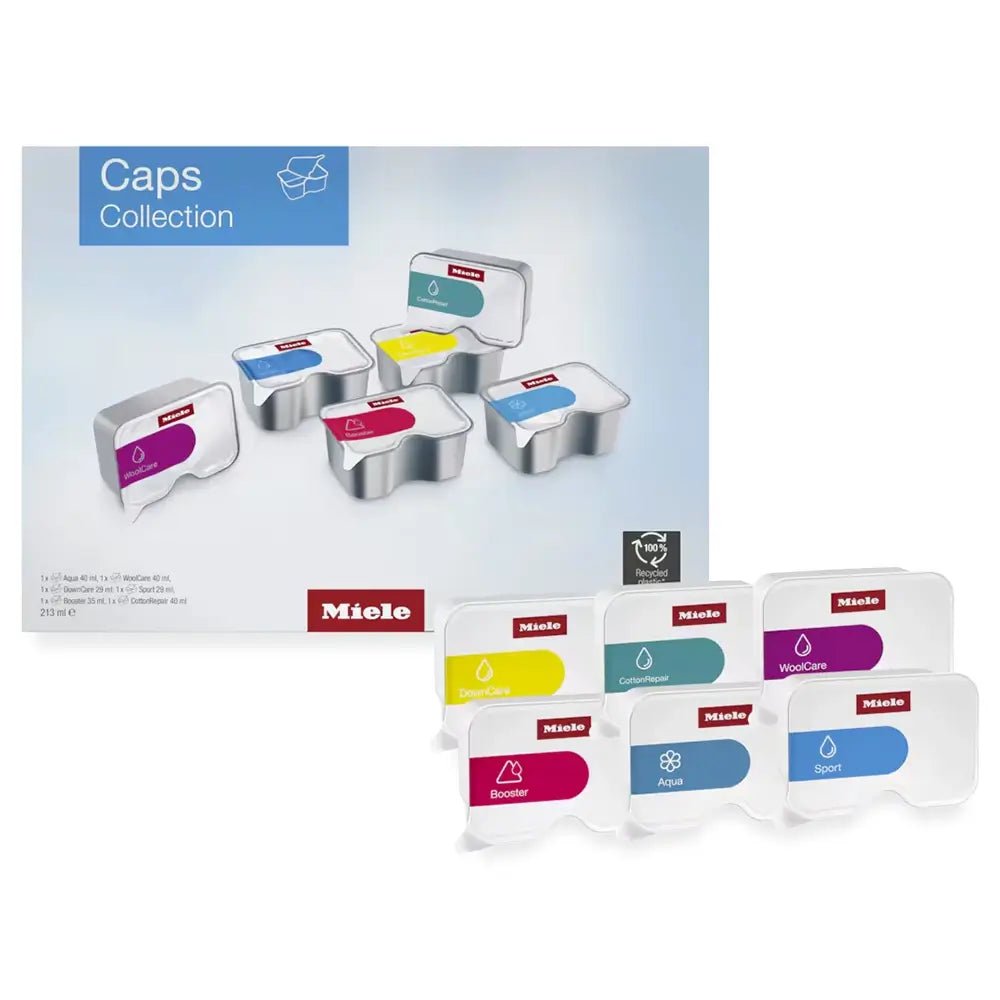 Miele 12014200 WACCO0603L 6-Pack Caps Collection Trial Package with Selected Capsule Types, EasyOpen, for all Miele Washing Machines | Atlantic Electrics - 42472594669791 