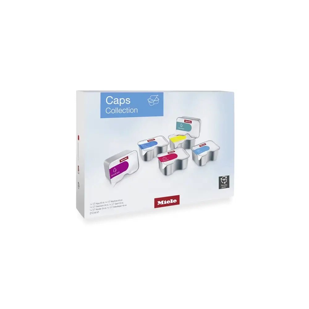 Miele 12014200 WACCO0603L 6-Pack Caps Collection Trial Package with Selected Capsule Types, EasyOpen, for all Miele Washing Machines | Atlantic Electrics - 42472594637023 