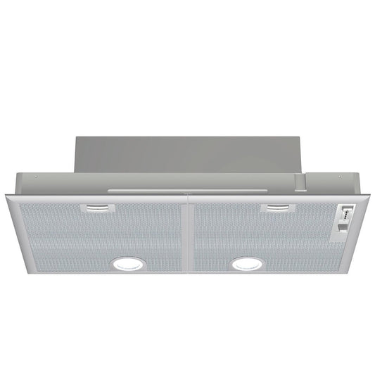 Neff D5855X1GB N30 Canopy Cooker Hood, Silver Metallic Grey, C Rated | Atlantic Electrics