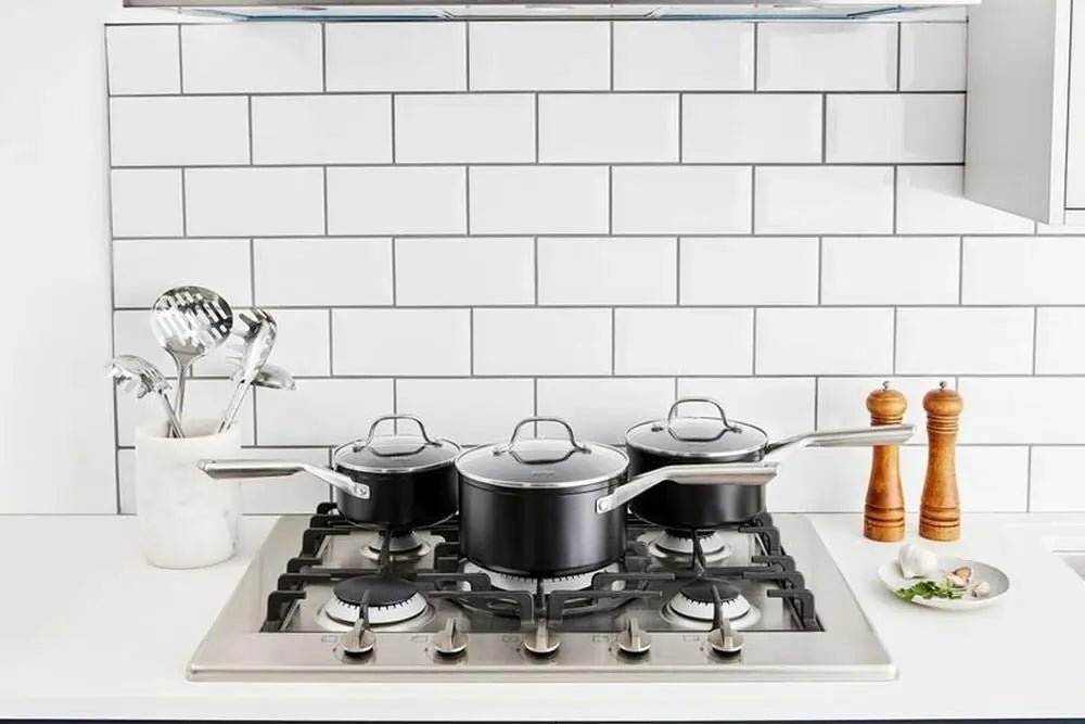 Ninja C13000UK Essentials Range 3 Piece Cookware Set - Black | Atlantic Electrics - 42510099284191 