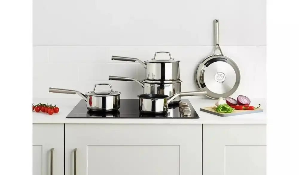 Ninja C65000UK 5 Piece Cookware Set - Stainless Steel | Atlantic Electrics - 42538250830047 