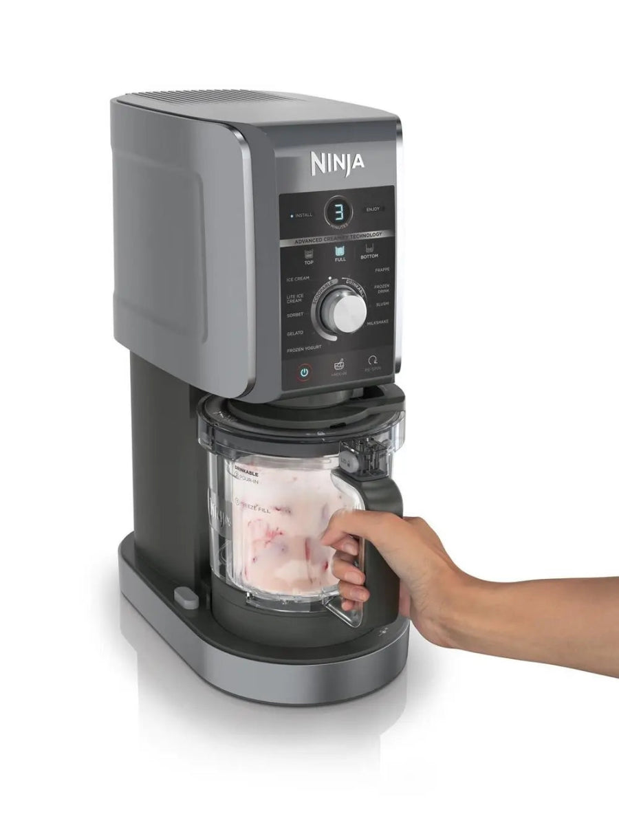 Ninja CREAMi Deluxe NC501UK 10-in-1 Ice Cream and Frozen Drink Maker | Atlantic Electrics