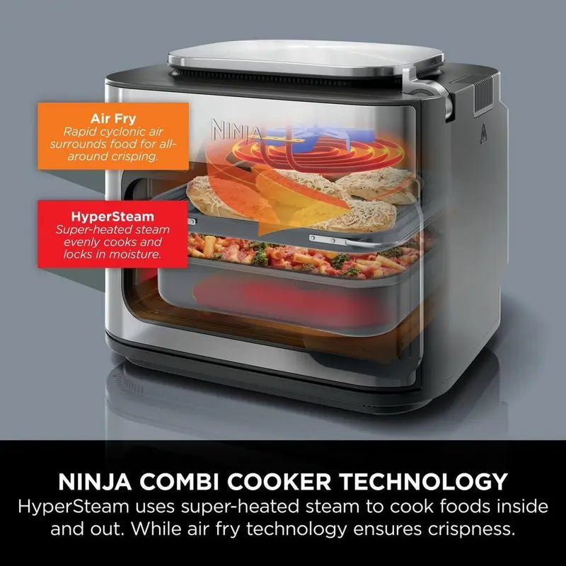 Ninja SFP700UK Combi 12-In-1 Multi-Cooker, Oven & Air Fryer - Grey | Atlantic Electrics