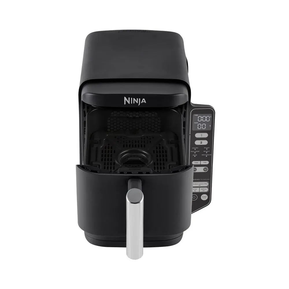 Ninja SL300UK 7.6 Litre 2-Drawer Double Stack Air Fryer - Black | Atlantic Electrics - 42276171514079 