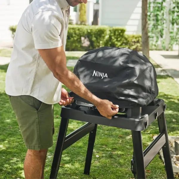 Ninja XSKOGXLCVREU Woodfire XL Electric Barbecue Grill Cover for OG850UK and OG901UK, Black | Atlantic Electrics