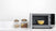 Thumbnail Panasonic NNSF464MBPQ 1000W 27 Litre Flatbed Microwave Oven - 42472620130527
