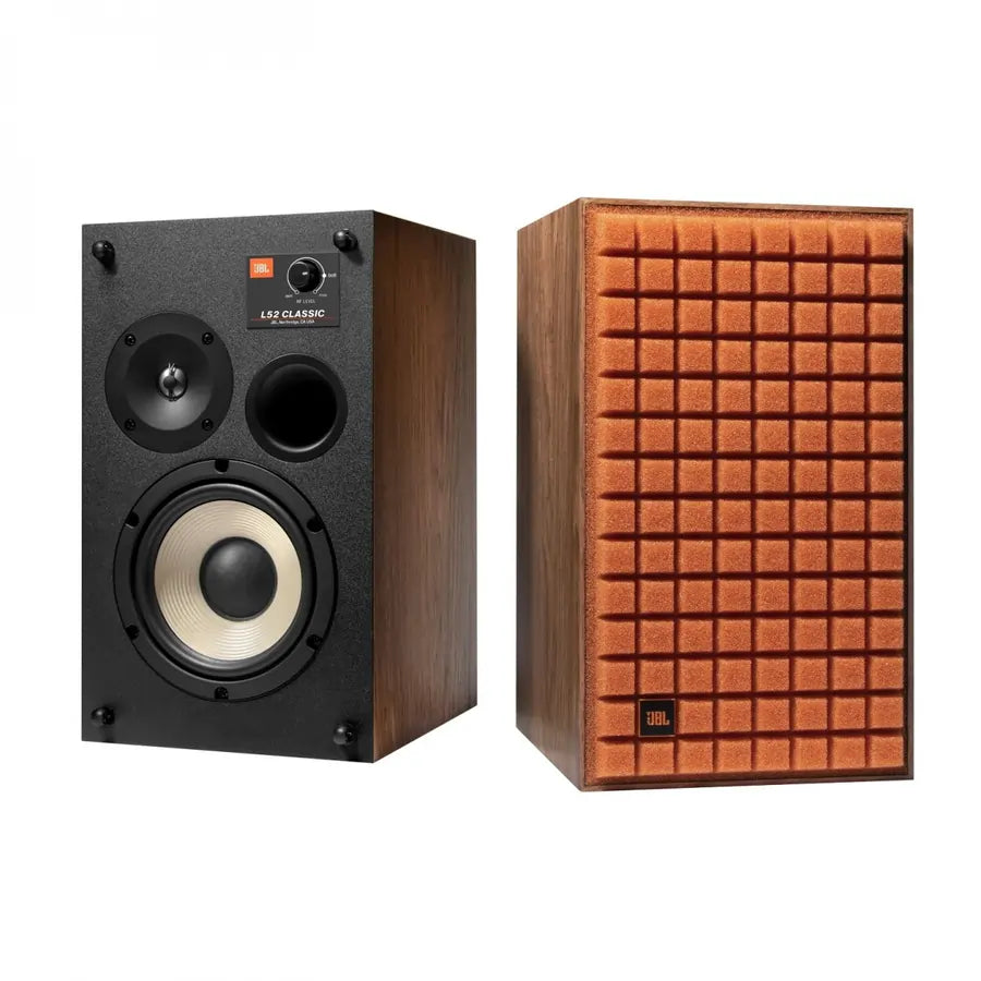 JBL L52-ORG Pair of 2-Way 5.25 Inch Classic Bookshelf Loudspeakers, Orange