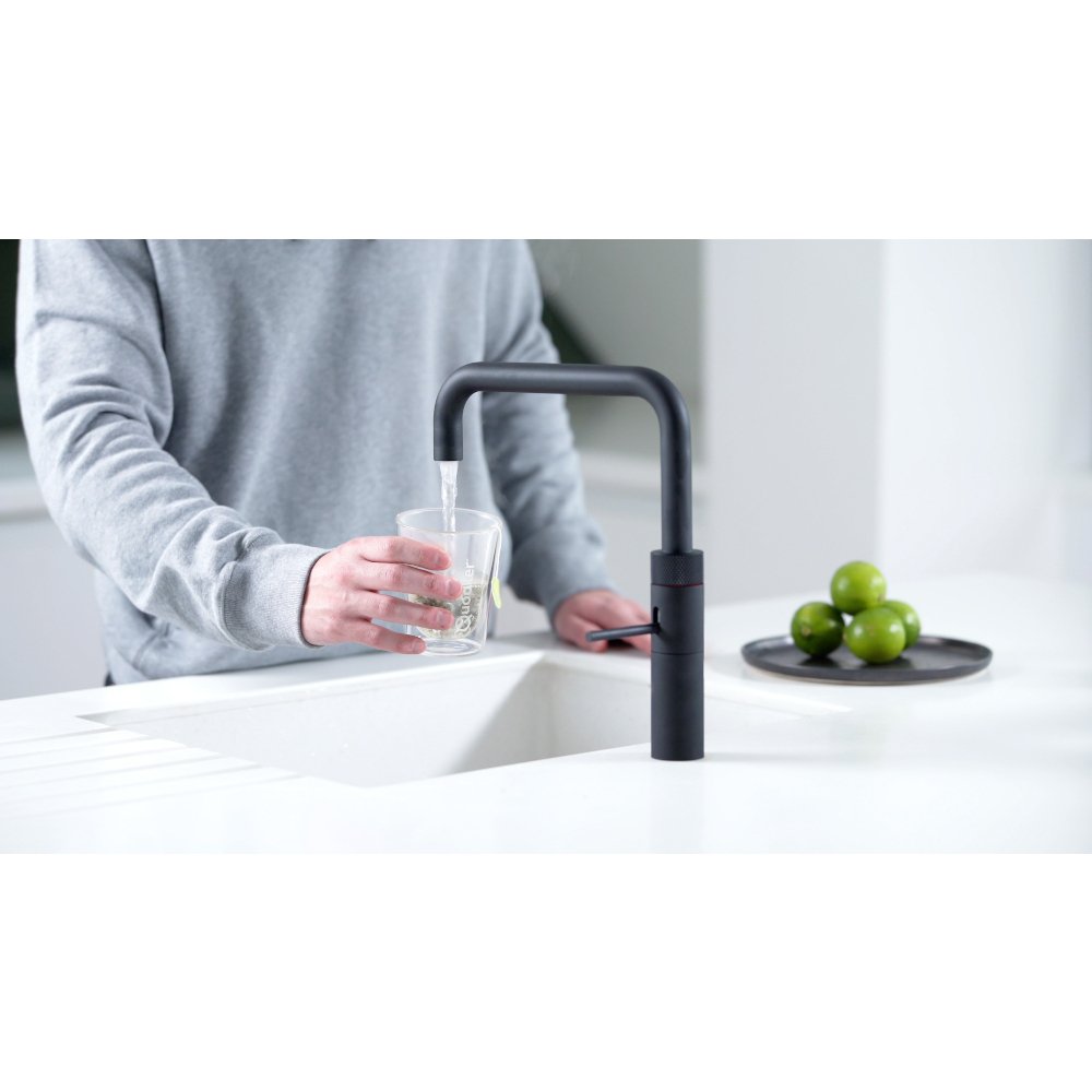Quooker 3 in 1 Combi 2.2 Fusion Square Black Boiling Water Tap | Atlantic Electrics