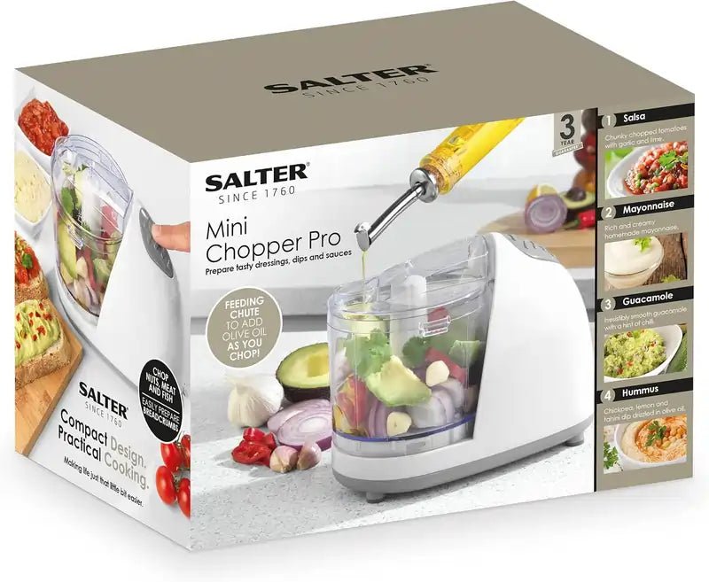 Salter EK2182 150W Electric Mini Food Chopper Pro | Atlantic Electrics