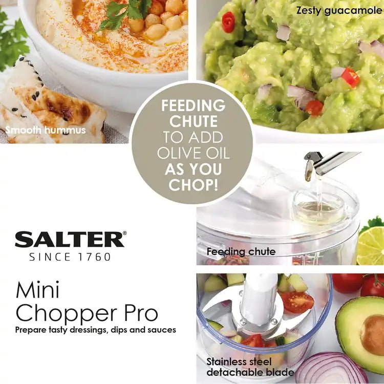 Salter EK2182 150W Electric Mini Food Chopper Pro | Atlantic Electrics