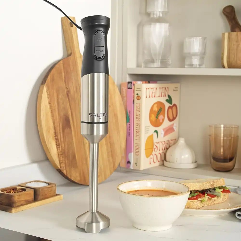 Salter EK5877 1500W 5 - in - 1 Compact Food Chopper And Stick Blender | Atlantic Electrics