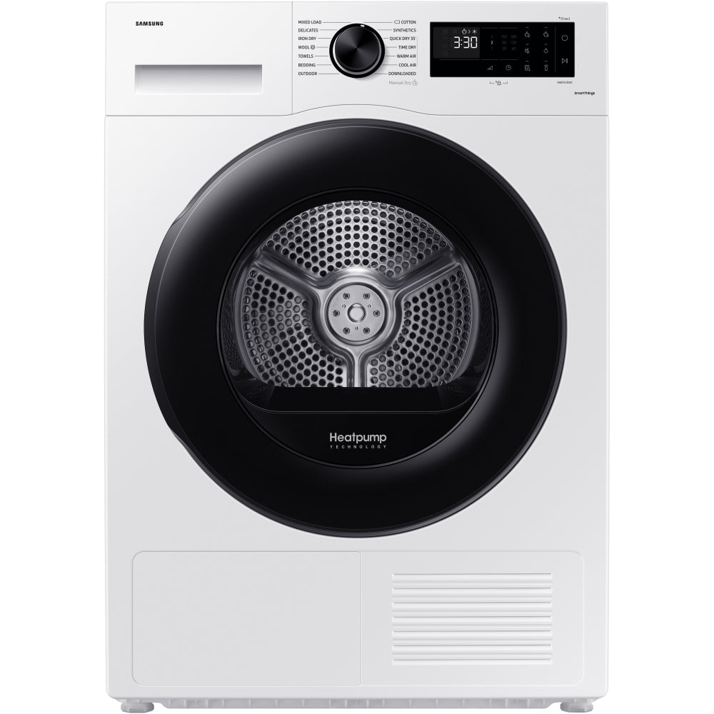 Samsung DV90CGC0A0AEEU 9kg Heat Pump Tumble Dryer - White | Atlantic Electrics - 42215241023711 