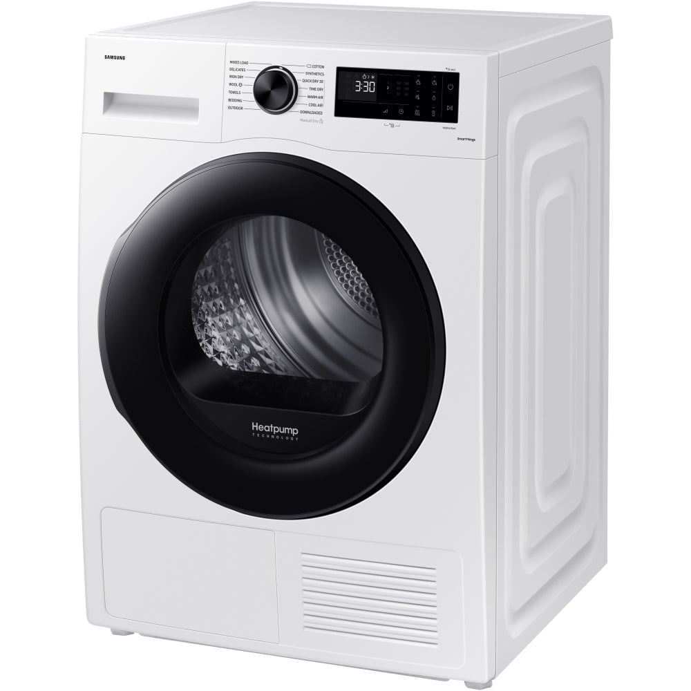 Samsung DV90CGC0A0AEEU 9kg Heat Pump Tumble Dryer - White | Atlantic Electrics - 42215241056479 
