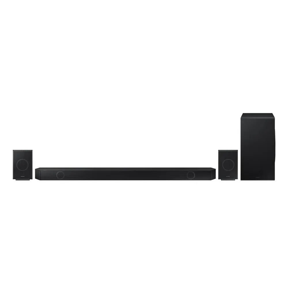 Samsung HWQ990DXU 11.1.4ch Soundbar with Wireless Acoustic Lens Subwoofer & Rear Speakers - Black | Atlantic Electrics