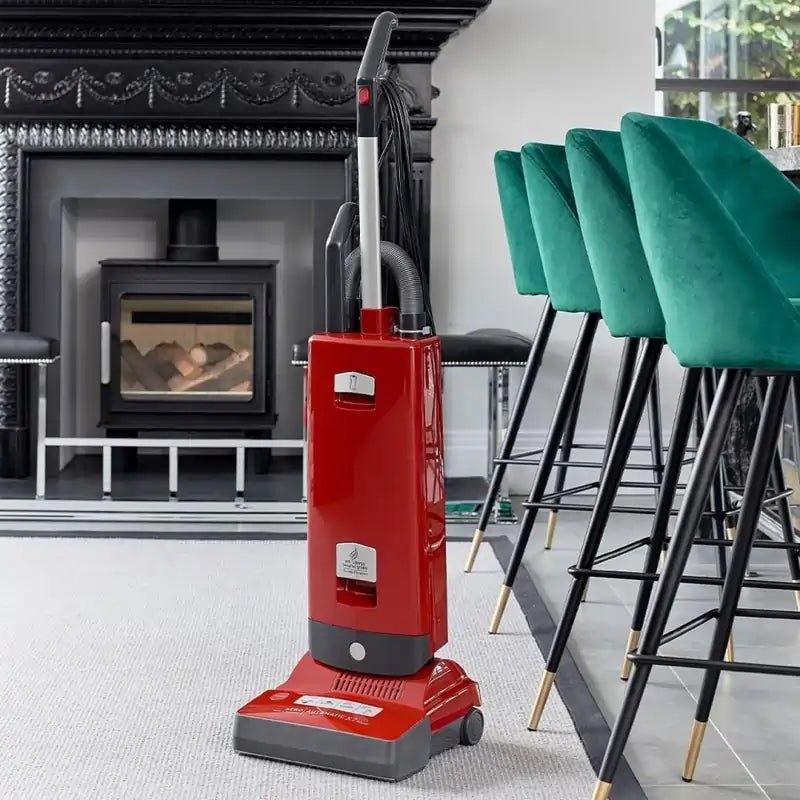 Sebo 91503GB X7 Bagged Upright Vacuum Cleaner, Red | Atlantic Electrics - 42789729599711 