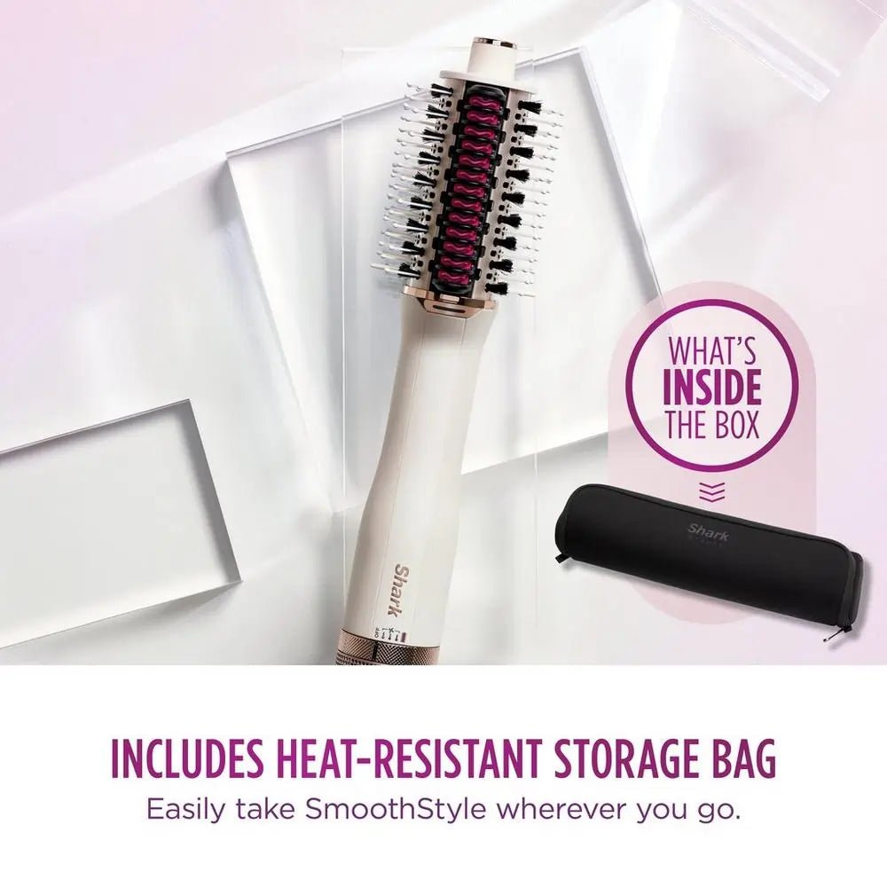 Shark HT212UK SmoothStyle Heated Brush & Smoothing Comb with Storage Bag | Atlantic Electrics - 42309414617311 