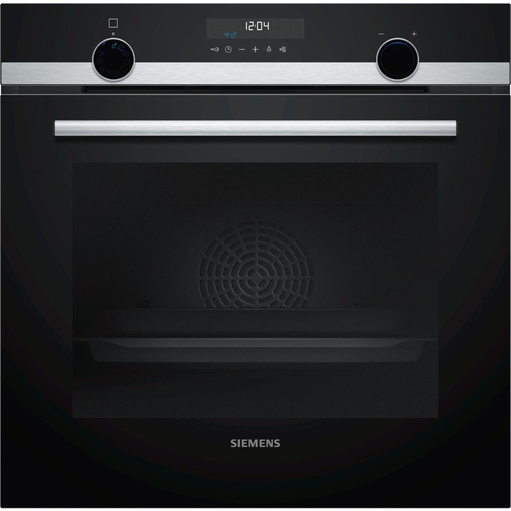 Siemens HB578A0S6B Built - In Electric Single Oven, Stainless Steel & Black | Atlantic Electrics - 42719120687327 