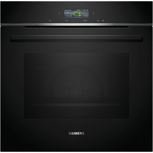 Siemens HB732G1B1B iQ700 Built - In Electric Single Oven, Black, A+ Rated | Atlantic Electrics