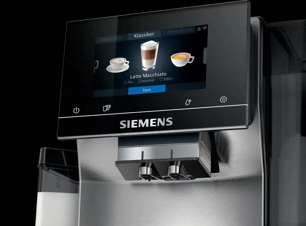 Siemens TQ707GB3 Bean to Cup Fully Automatic Freestanding Coffee Machine - Stainless Steel | Atlantic Electrics