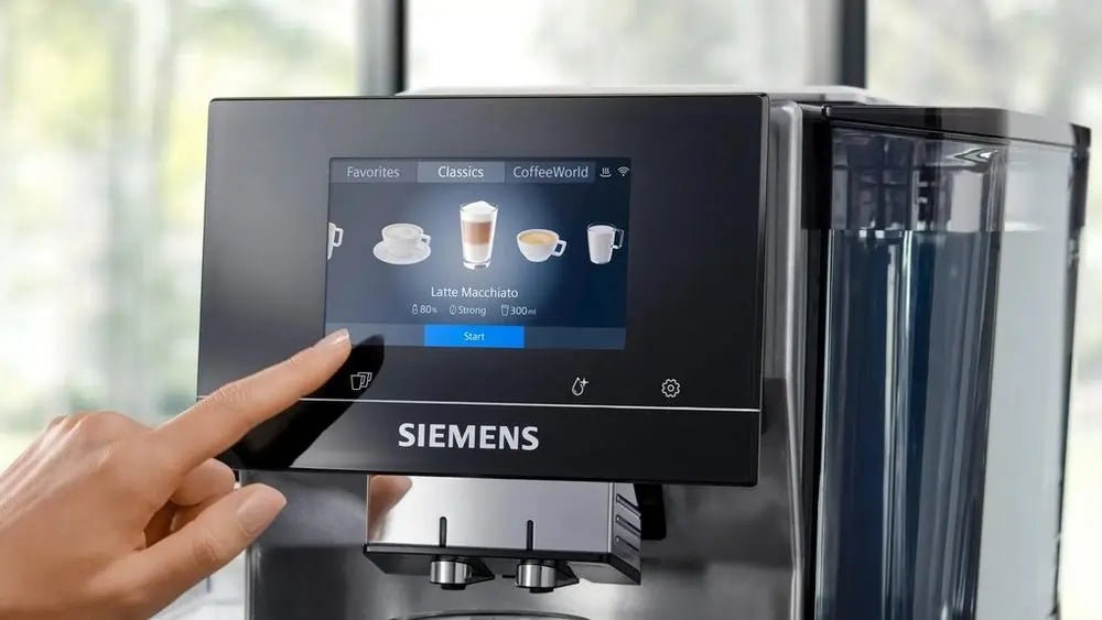 Siemens TQ707GB3 Bean to Cup Fully Automatic Freestanding Coffee Machine - Stainless Steel | Atlantic Electrics