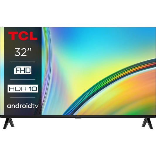 TCL 32S5400AFK S54 Series 32" LED Full HD Smart TV, Black, F Rated | Atlantic Electrics