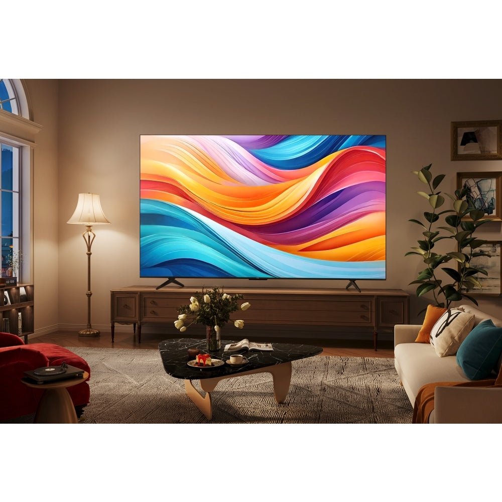 TCL 43C655K 43" QLED 4K Ultra HD Smart TV, Grey, F Rated | Atlantic Electrics