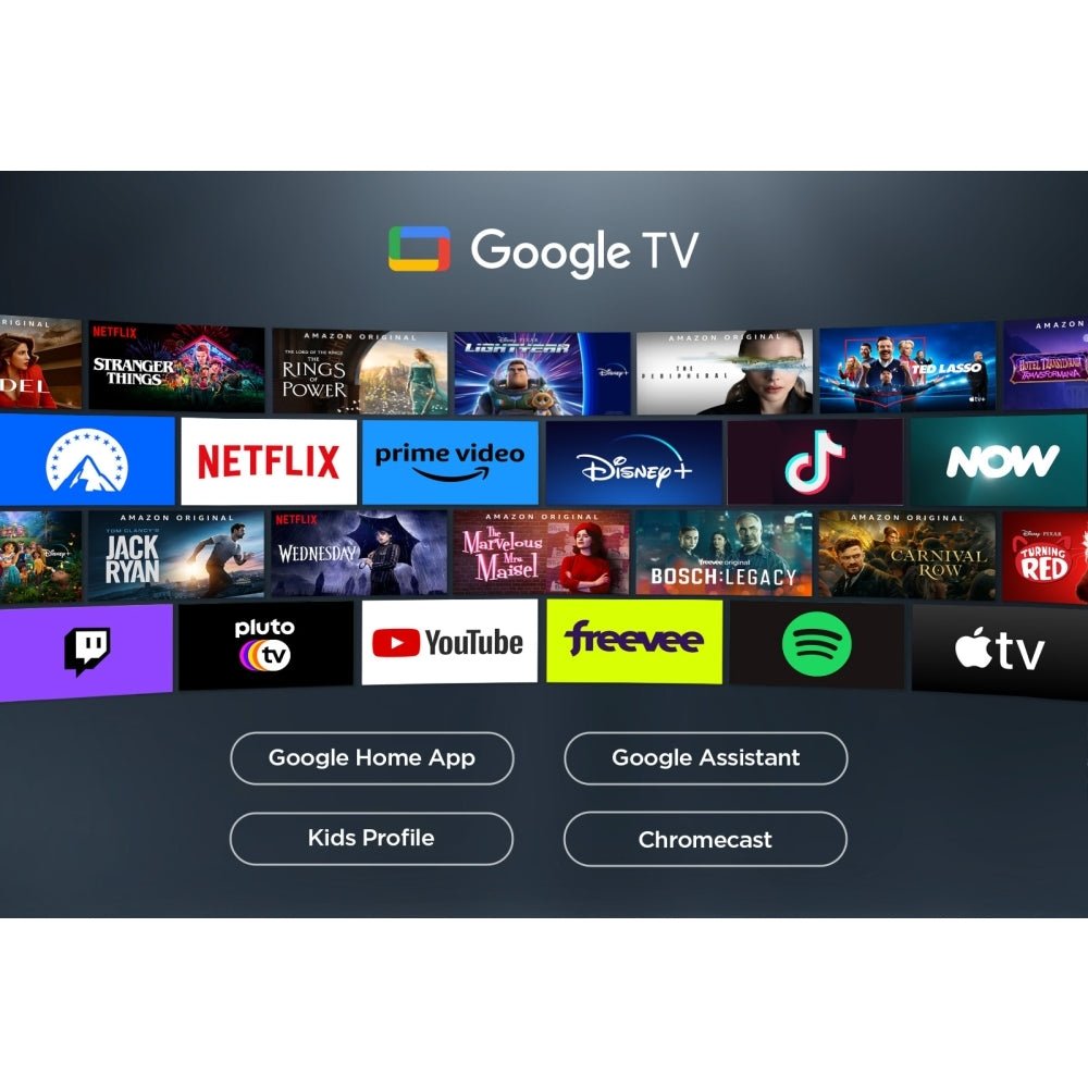 TCL 50C805K C805 50" Smart QD - Mini LED 4K Television, 4K Ultra HD, Black, G Rated | Atlantic Electrics - 42731132420319 