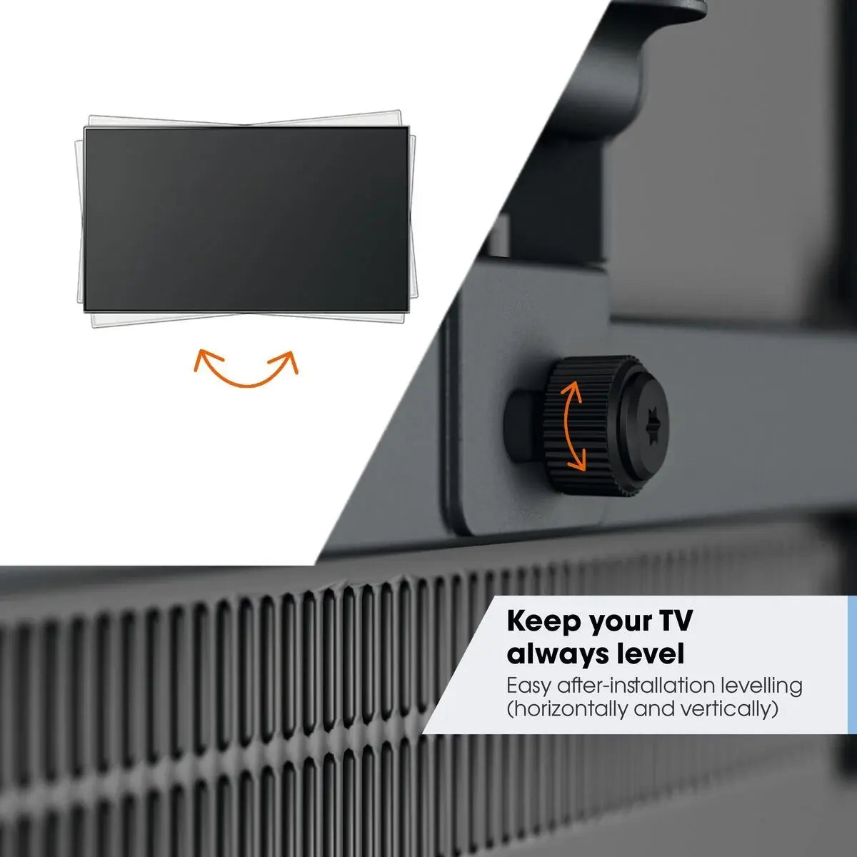 Vogel TVM 3245B Full Motion TV Wall Mount,Black,for 19-43 inch TVs