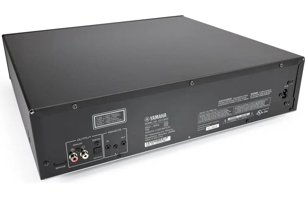 Yamaha CDC603 Multidisc 5 Disc CD Changer, Black | Atlantic Electrics - 42388676739295 