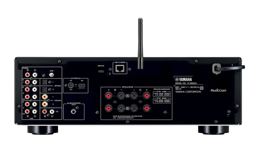 Yamaha R-N600A Network Stereo Receiver Black | Atlantic Electrics - 42409833857247 
