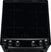 Thumbnail Zanussi ZCI66080BA Induction Electric Cooker with Double Oven, Black, A Rated | Atlantic Electrics- 42724276338911