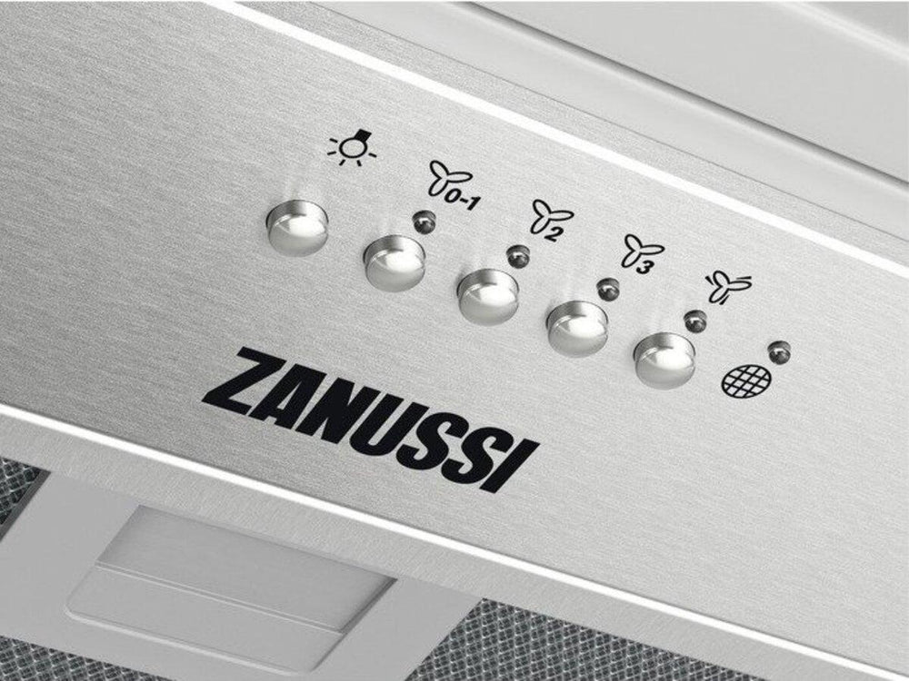Zanussi ZFG816X Canopy Cooker Hood, Stainless Steel, C Rated | Atlantic Electrics - 42724285448415 