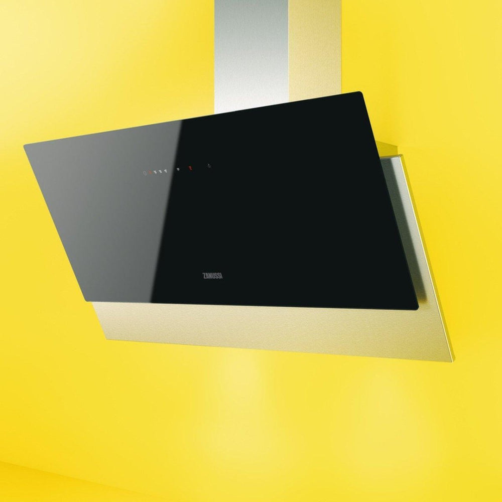 Zanussi ZFV919Y Built In Angled Hood - Black | Atlantic Electrics - 42724285612255 