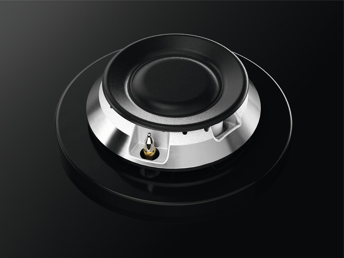 Zanussi ZGGN755K 5 Burner Gas Hob, Black Frameless | Atlantic Electrics