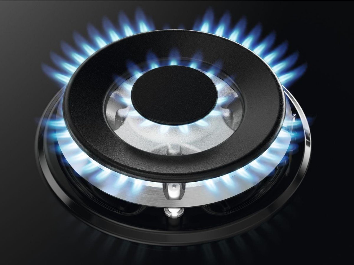 Zanussi ZGNN645K 4 Burner Gas Hob, Black | Atlantic Electrics